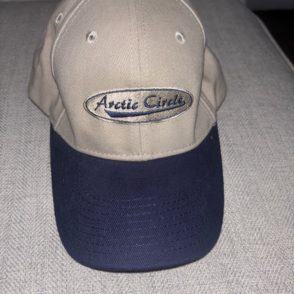 Port Authority Navy and Beige Cap